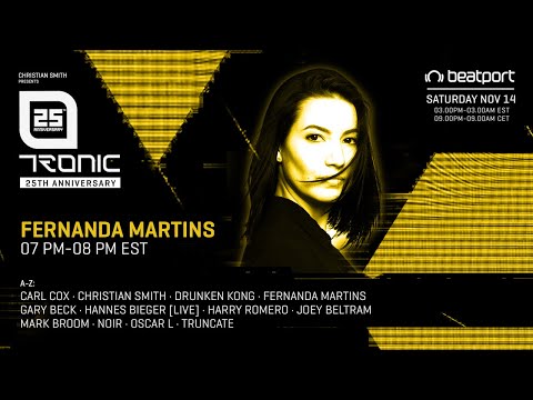 Fernanda Martins DJ set - Tronic 25th Anniversary | @Beatport Live