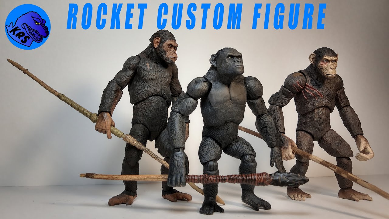 Watch video Planet of the Apes Rocket Custom Figure Showcase Now Planet of the Apes Rocket Custom Figure Showcase