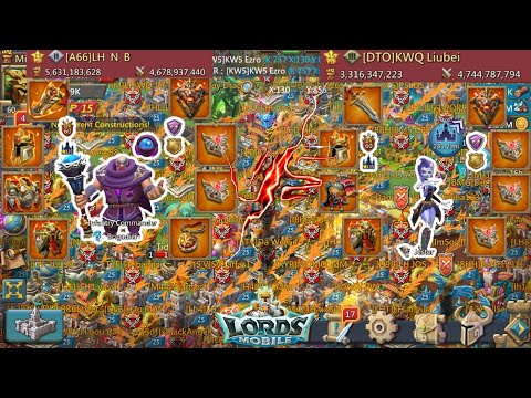 Lords Mobile - K757 | Rally Party LH vs KW,  90+ RALLIES!! And More!