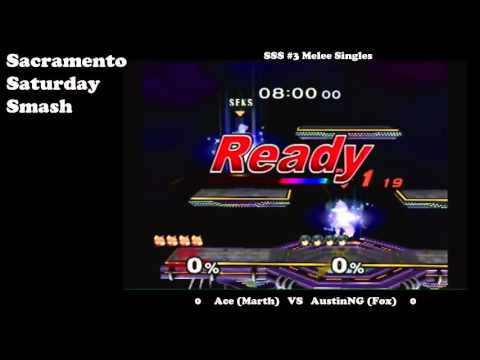 SSS 3 Melee Singles  - Ace (Marth) vs AustinNG (Fox)