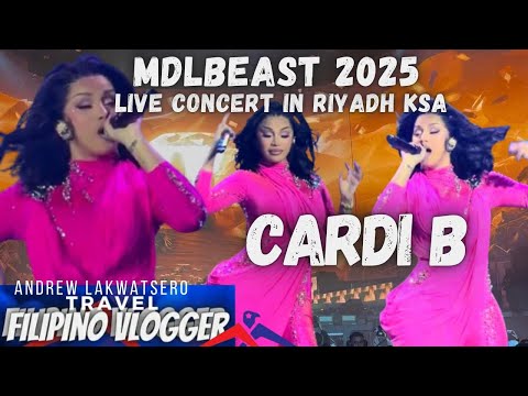 CARDI B- LIVE FULL CONCERT PERFORMANCE IN MDLBEAST SOUNDSTORM 2025 RIYADH SAUDI ARABIA