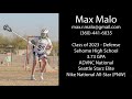 Max Malo Fall 2020 Highlights