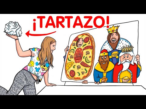El RETO de los REYES MAGOS  ¡Nadie se salva del TARTAZO!  Los padres hi...