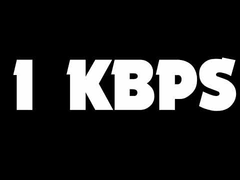 1 kbps .MP3 to 1411 kbps .WAV