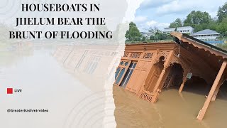 Houseboats in Jhelum bear the brunt of flooding