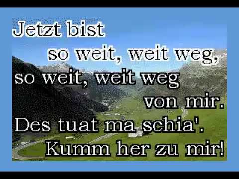 Hubert von Goisern Weit weit weg Studio version