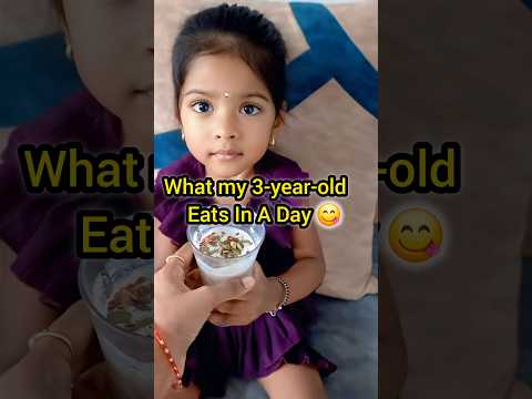 What My 3-Year-Old Eats in a Day 😋 Healthy & Tasty Kids' Meal Ideas✨️
