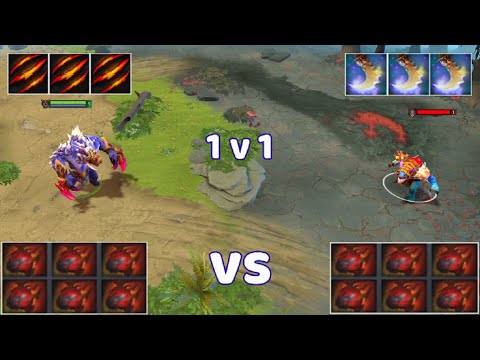 Ursa vs Slark Epic battle | 1V1 who wins?? Dota2 7.31d