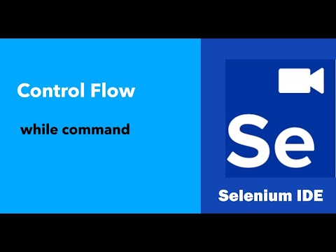 Selenium Ide Control Flow While Command