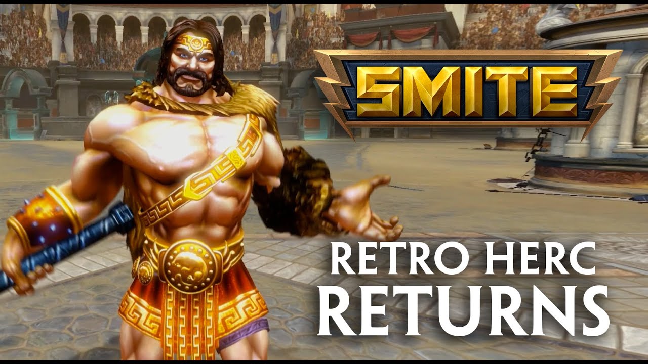 SMITE - Retro Hercules Skin & Kevin Sorbo Voicepack! - YouTube