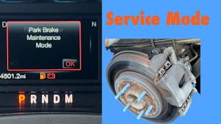 How To Put Your Ford F 150 In Park Brake Maintenance Mode