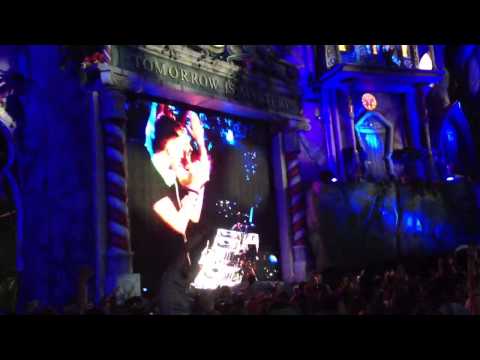 David Guetta Nikki Romeo Afrojack at Tomorrowland 2013