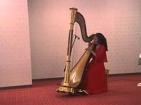 慕情 Love is a many splendored thing~harpist Erika