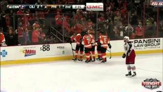 Wayne Simmonds - Flyers recent goal highlights