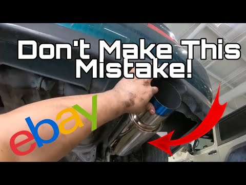 92-2000 Honda Civic - How To PROPERLY Install an EBay Exhaust / Cat Back