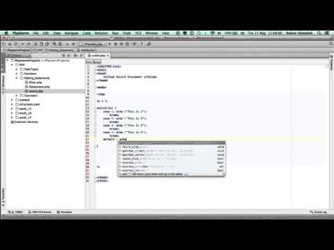 Php Tutorial 10 Making Decisions Switch Statement