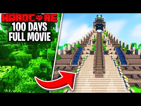 I Survived 100 Days In A JUNGLE ONLY World In Minecraft Hardcore!