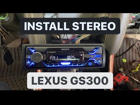 How to install Stereo in a 1998-2005 Lexus GS300 GS400 GS430
