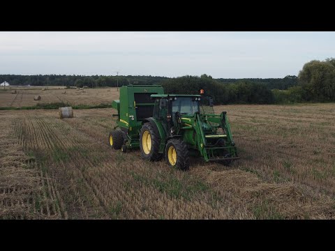 Prasowanie 2023 / John Deere 5720 & John deere 592