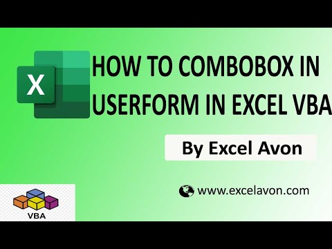 How to use Combo Box in UserForm in Excel VBA