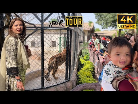 🇵🇰 4K HD Walk Tour | PAKISTAN'S MOST BEAUTIFUL GARDEN & ZOO IN STUNNING 4K HD!