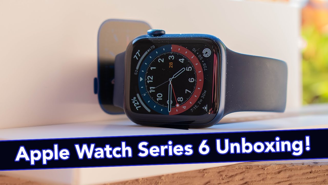 Apple Watch Series 6 Unboxing & Initial Impressions (Blue + Deep Navy Sport Band)