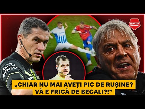 A LUAT FOC in direct! Sorin Cartu, DISCURS VIOLENT la adresa arbitrajului de la FCSB - U Craiova 1-0