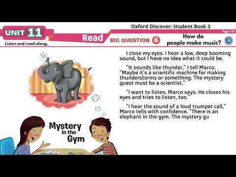 Oxford Discover 3   Unit 11  Mystery in the Gym