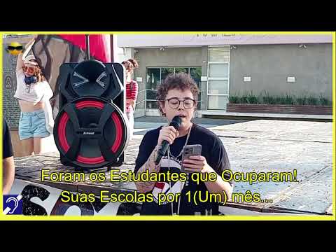 Tv Educativa Prof Théo MOP Movimentto Operário Popular no 1º de Maio Dia do Trabalho Praça Saturnino de Brito Marília S.P.