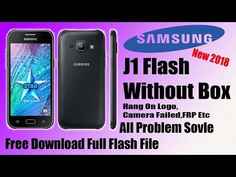 Samsung Galaxy J1 SM-J100H Full Flash Without Box With Odin || Hang On Logo Problem Fix 100%-TESTED Video