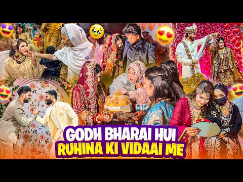 Godh Bharai Hui Ruhina Ki Vidaai Me 😍| Fans Milne Ayesha Or Rashida Se | Fokats | Abresh & Zeeshan
