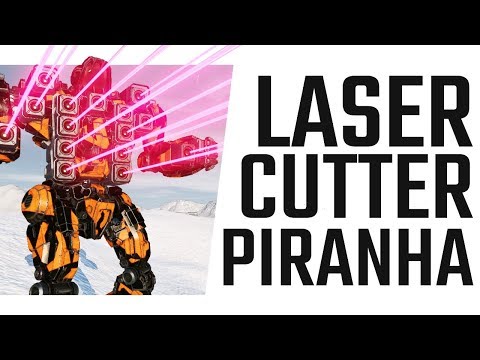 Laser Cutter Piranha (15 Lasers!) - Mechwarrior Online The Daily Dose #683