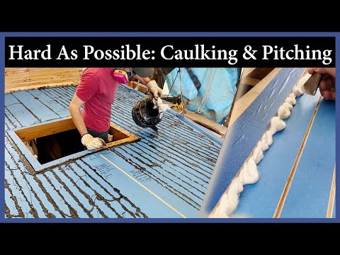 Waterproofing the Boat Deck - Episode 232 - Acorn to Arabella: Journey of a Wooden Boat