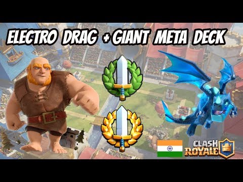 BEST ELECTRO DRAGON + GIANT + MINER POISON OP DECK !! Clash Royale