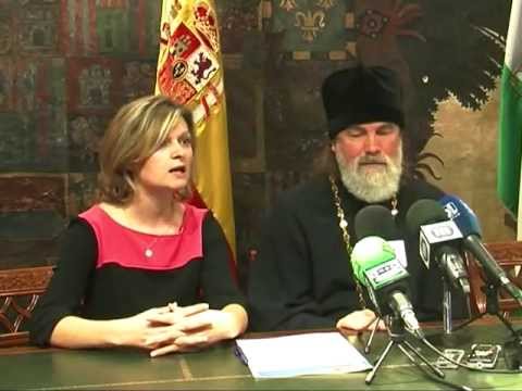 Alcaldesa y arcipreste ortodoxo cerraron el acuerdo para la iglesia