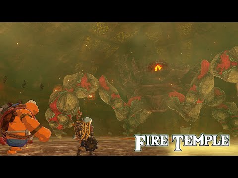 Zelda: Tears of the Kingdom - Fire Temple Walkthrough @ 4K ✔