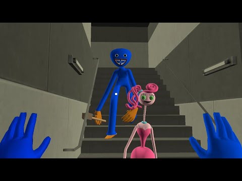 Mommy Long Legs and Huggy Wuggy Scary Factory Escape Mobile Game -Full Android Gameplay Walkthrough5