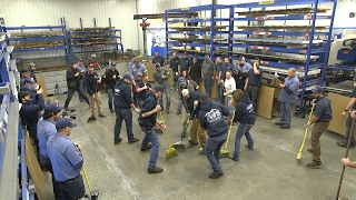 Inside In The Ditch™ Company Lunch - Mighty Ducks and Pizza