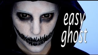 Easy Ghosts Halloween Makeup tutorial | Silvia Quiros