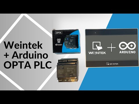 Weintek HMI to Arduino Opta PLC using Modbus TCP/IP - Weintek USA