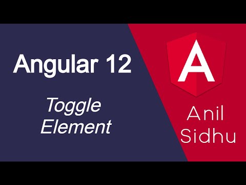 Angular 12 tutorial in Hindi 22 Toggle Element on button | hide and show tag