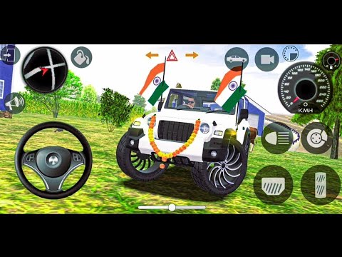 Modified Mahindra Thar😈Games:Indian purple Thar (Gadi Wala Games)Car Game Android Game -#2025 part 9