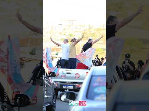 Rubens Otoni e Antônio Gomide carreata em Anápolis Goiás