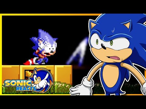 THIS VIDEO MADE ME LAUGH SO HARD!!! Sonic Reacts Totally accurate Sonic 1 in 4 minutes