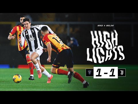 HIGHLIGHTS SERIE A | LECCE 1-1 JUVENTUS | Matchday 14