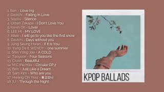 Kpop Ballads Playlist : For Studying Sleeping and 