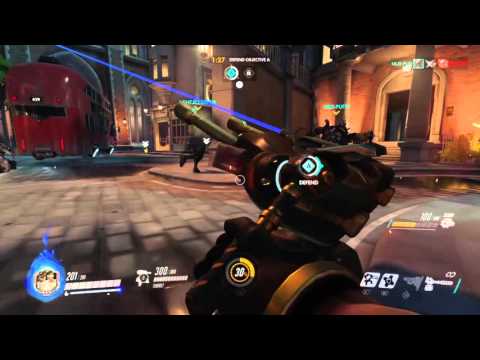 Overwatch: Beta Torbjörn crazy gameplay