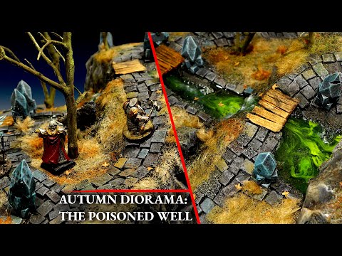 Ultra-Vibrant Autumn Diorama on a PEASANT Budget!