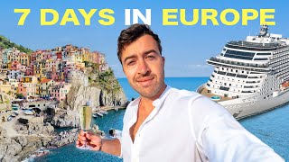 7 Days of Sailing Europe on a Luxury Cruise (MSC Yacht Club)