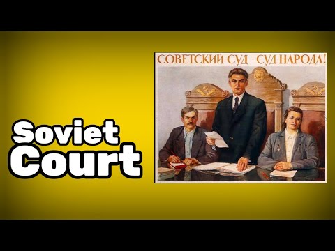 How the Soviet Courts Worked - Cold War DOCUMENTARY